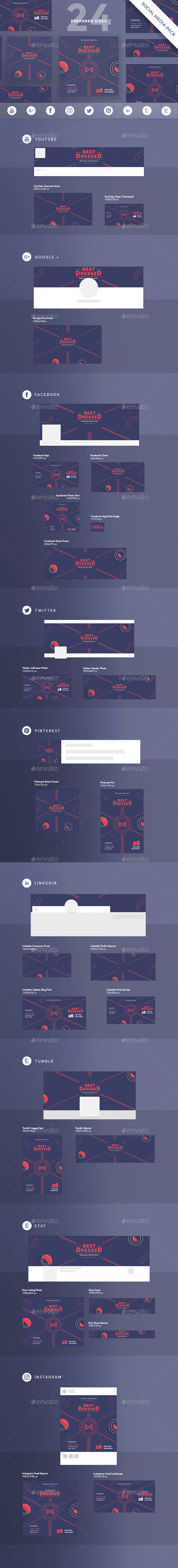 Best Dressed Social Media Pack - Miscellaneous Social Media