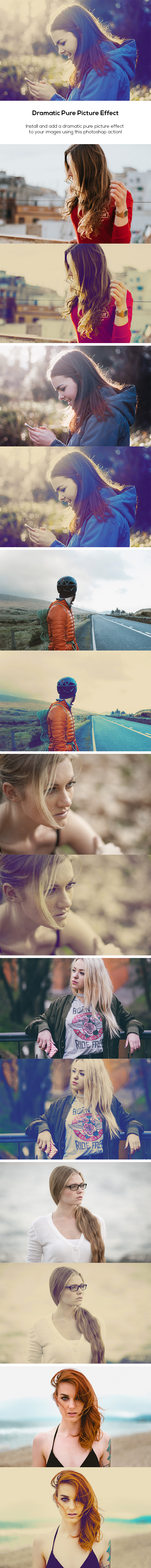 Dramatic Pure Picture Effect - Photo Effects Actions
