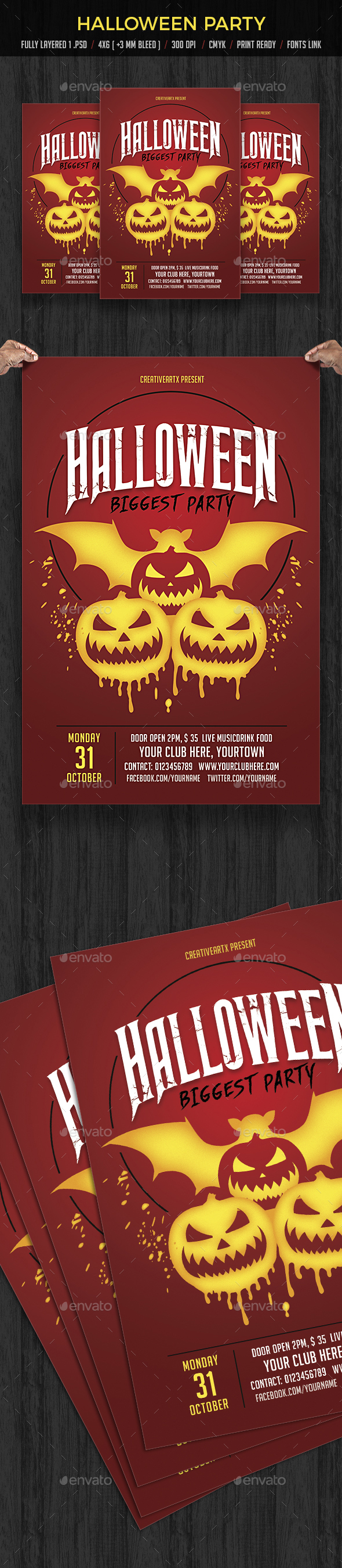 Halloween Party - Events Flyers