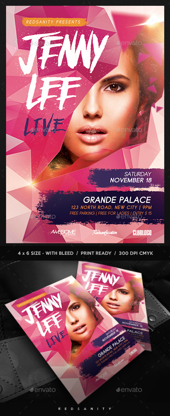 Guest DJ / Artist Flyer - Clubs & Parties Events