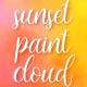 Sunset Paint Cloud - VideoHive Item for Sale