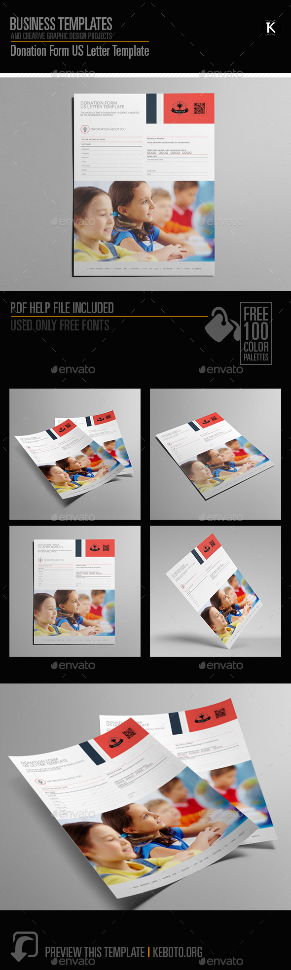 GraphicRiver Donation Form US Letter Template 20595428 GraphicRiver Donation Form US Letter Template 20595428