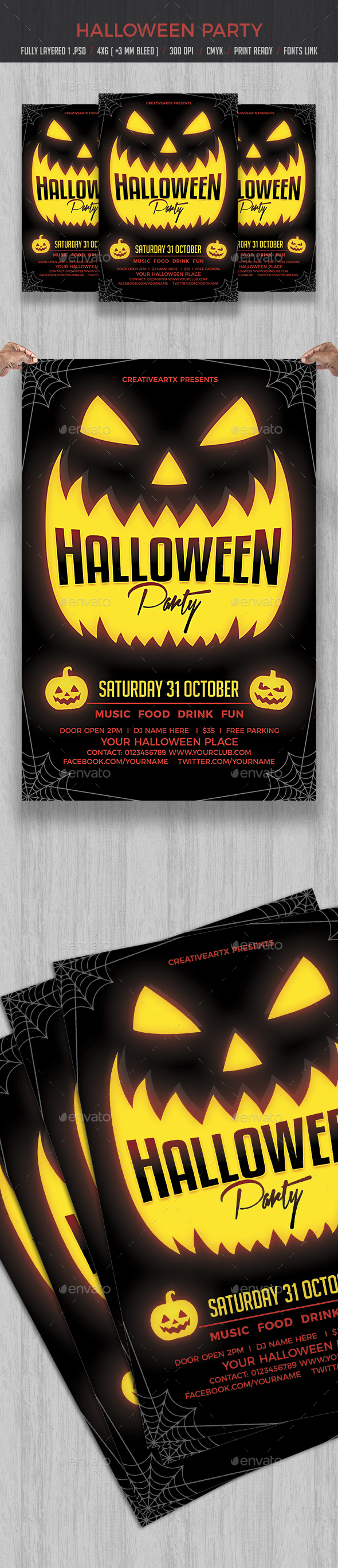 Halloween Party - Events Flyers