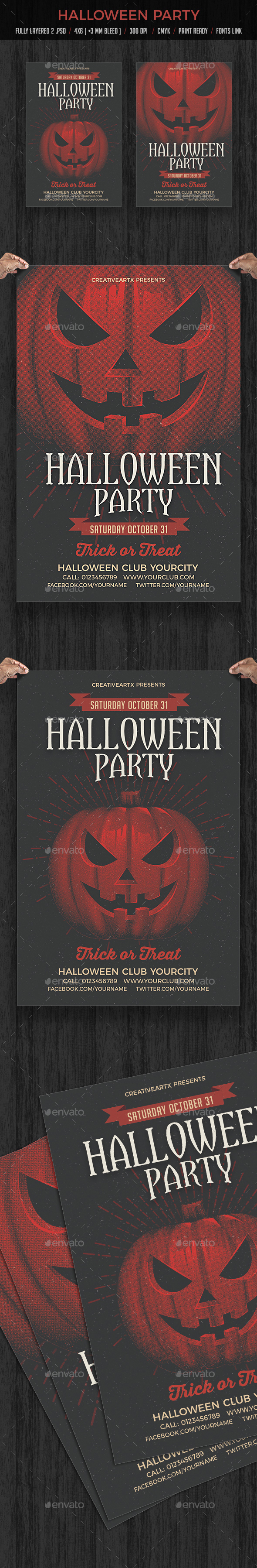 Halloween Party - Events Flyers