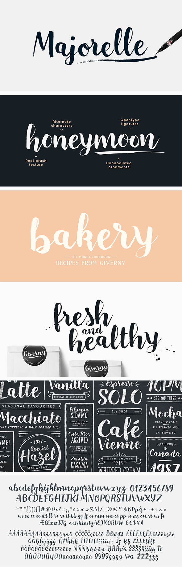 Majorelle Font Pack - Hand-writing Script