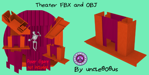 Theater Stage FBX - 3Docean 20597532