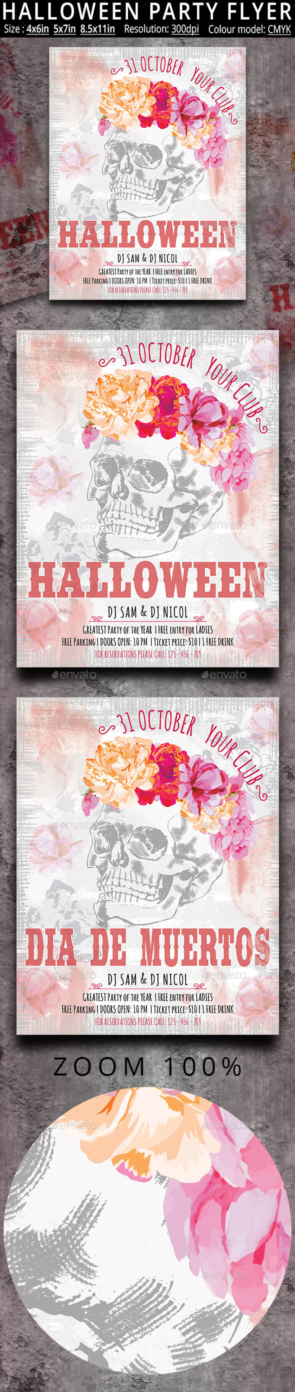 Halloween Flyer Party Flyer Poster