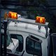 Lights Flashing On Repair Vehicle In Rain - VideoHive Item for Sale