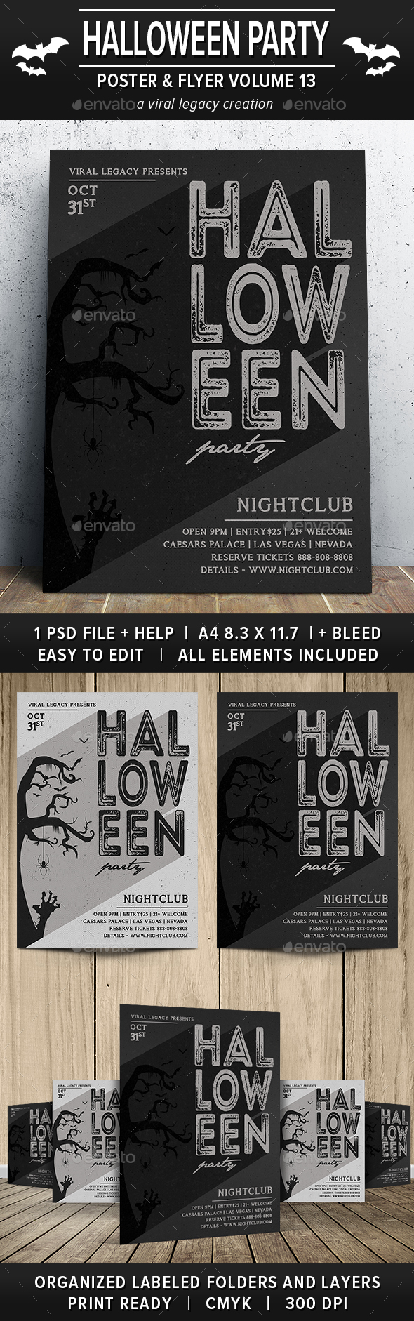 Halloween Party Poster / Flyer V13