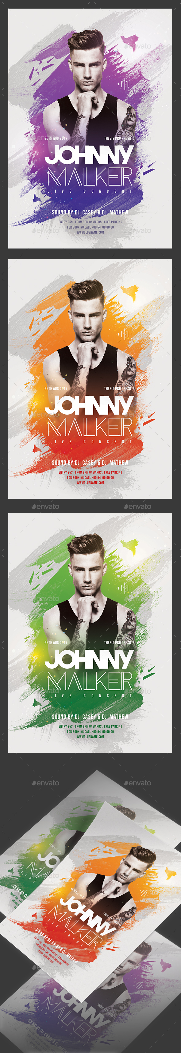 Dj Performance Flyer - Clubs & Parties Events