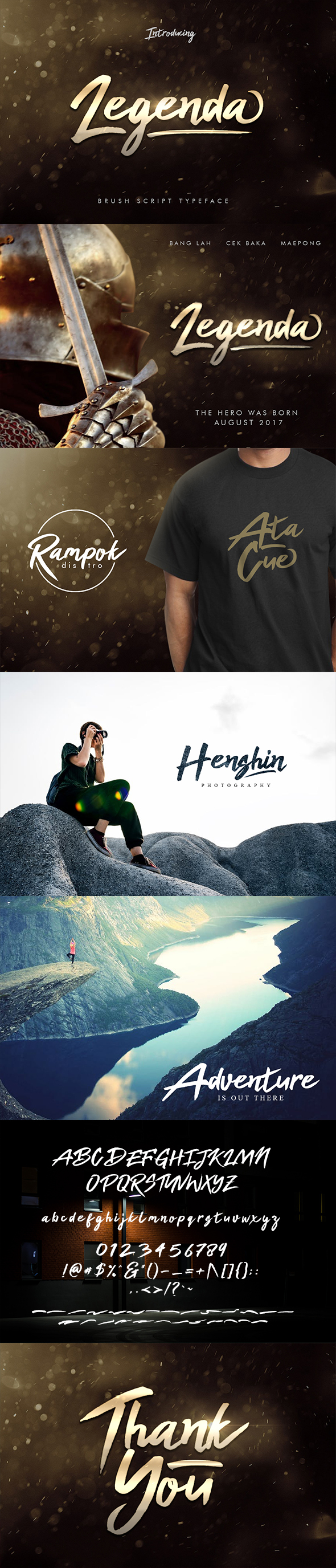 Legenda Brush Script - Hand-writing Script