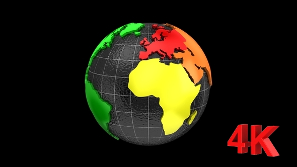 World Map Turns Into a Globe alt