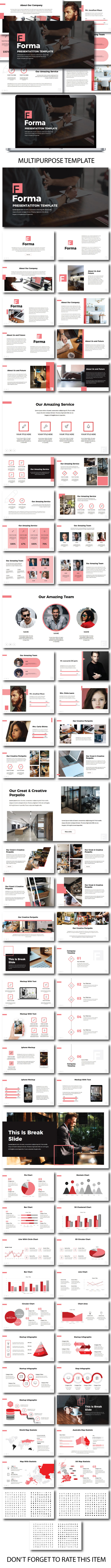 Forma Pitch Deck Keynote - Keynote Templates Presentation Templates