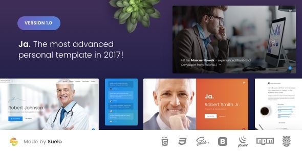 ThemeForest Ja Advanced Personal Resume CV vCard Template 20482655 ThemeForest Ja Advanced Personal Resume CV vCard Template 20482655