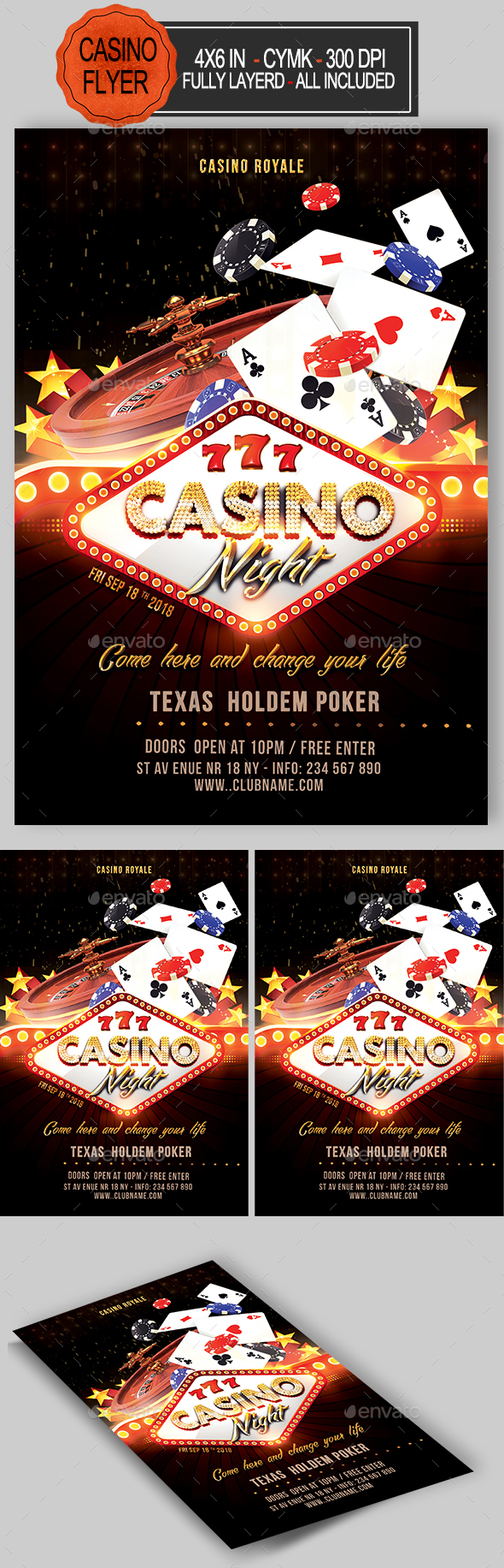 Casino Flyer - Events Flyers