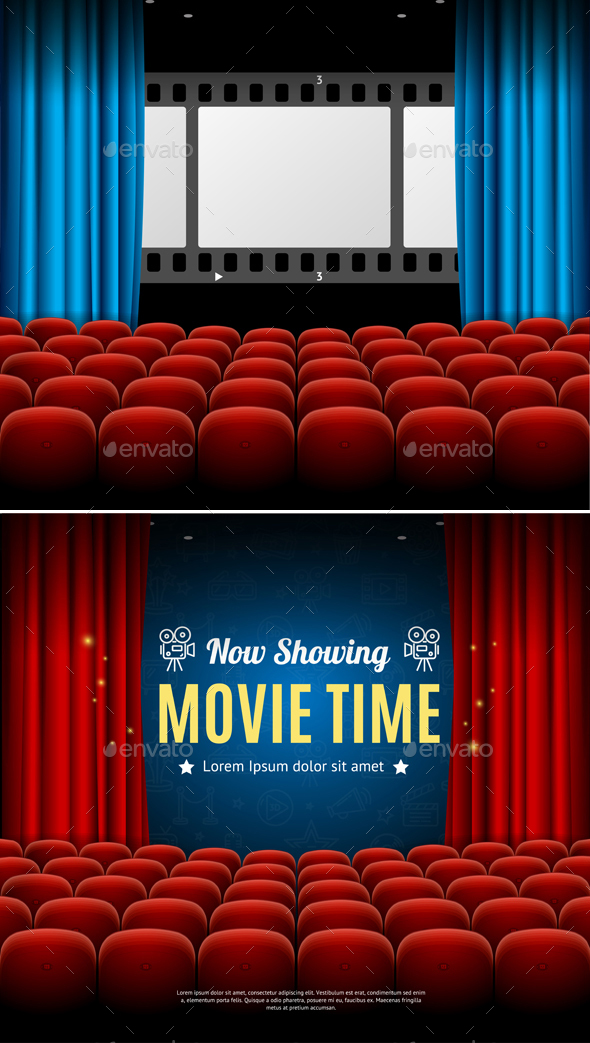Cinema Movie Time Background Card - Miscellaneous Conceptual