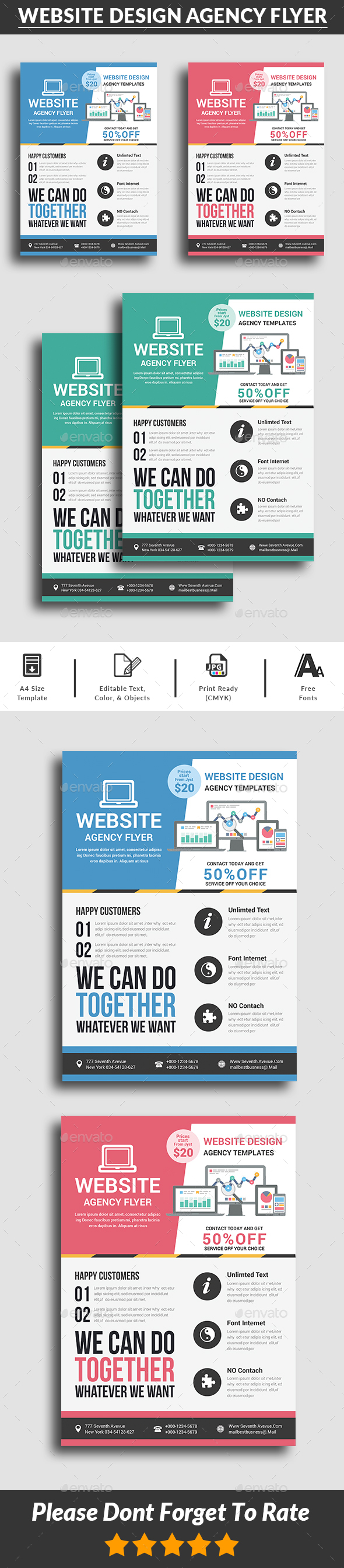 Website Design Agency Flyer - Corporate Flyers