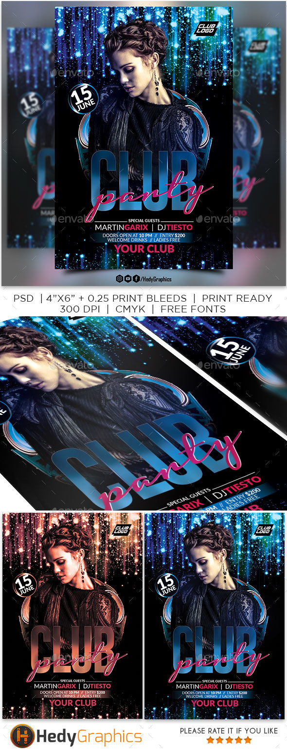 Club Flyer - Clubs & Parties Events