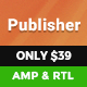 Newspaper Magazine AMP - Publisher - ThemeForest Item for Sale