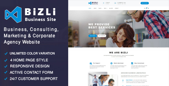 Bizli - Business - ThemeForest 20505053