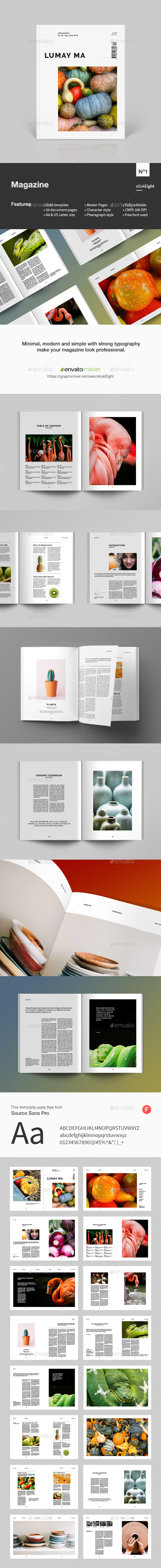Lumay Ma Magazine - Magazines Print Templates