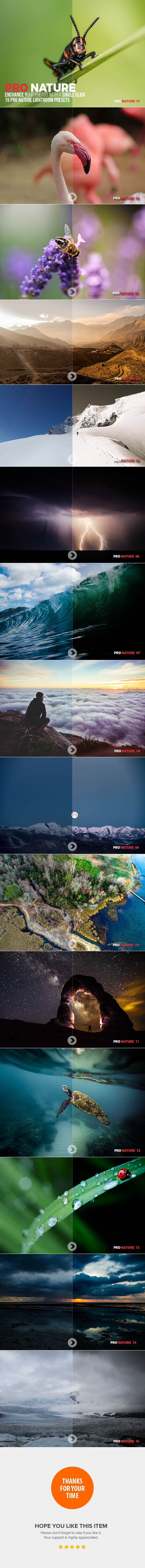 15 Pro Nature Lightroom Presets - Lightroom Presets Add-ons