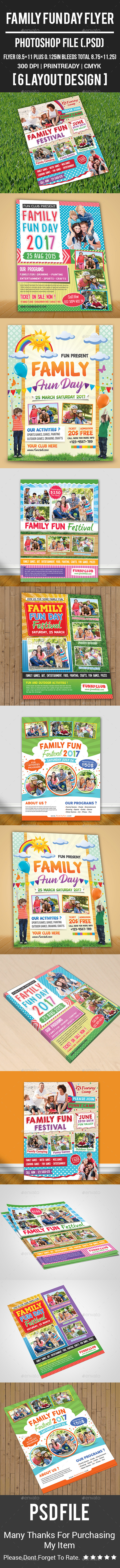 Family Fun Day Flyer - Corporate Flyers