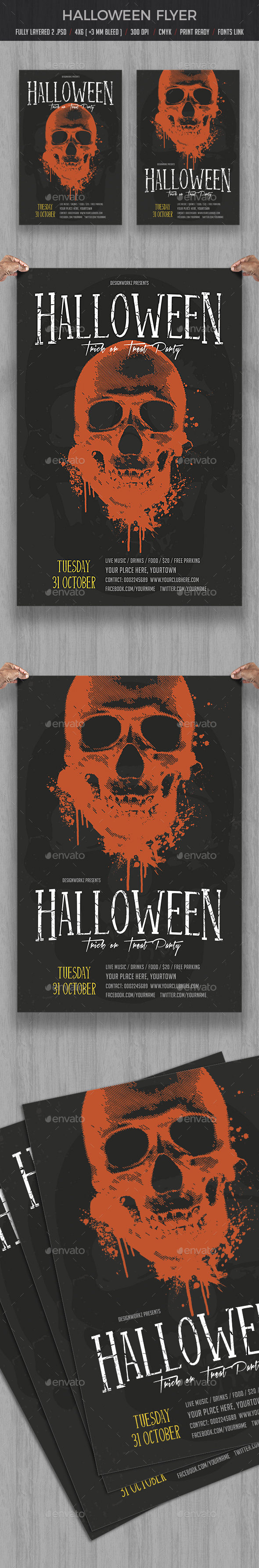 Halloween Party - Events Flyers