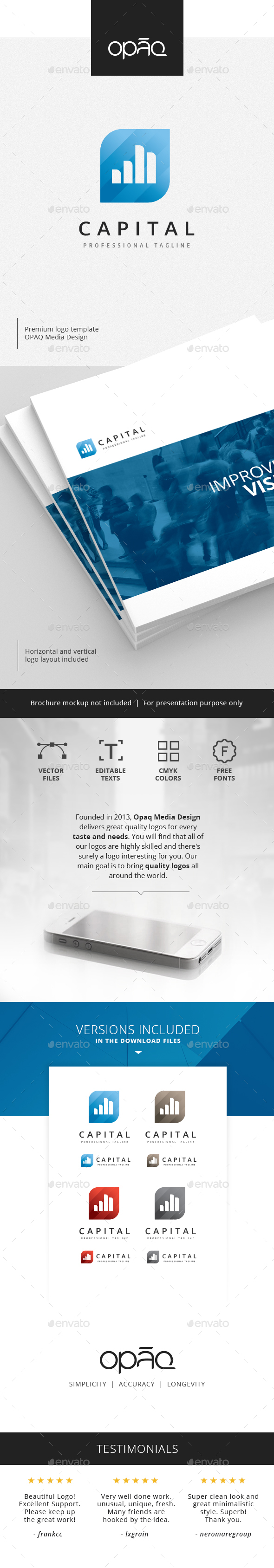 Capital Gain Logo - Symbols Logo Templates