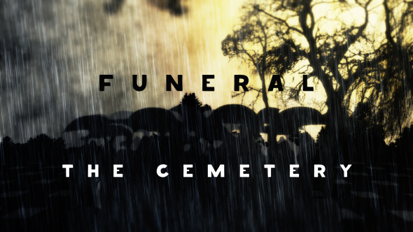 Funeral. The Cemetery - VideoHive 20607782