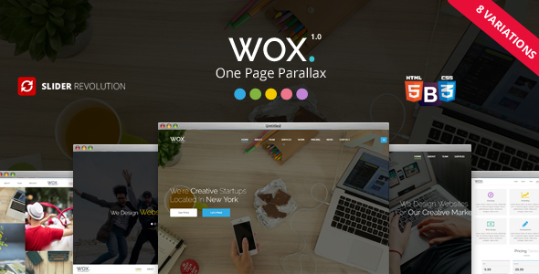 ThemeForest Wox One Page Parallax 20471910 ThemeForest Wox One Page Parallax 20471910