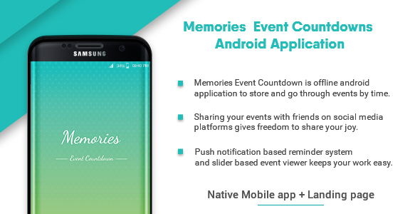 CodeCanyon Memories Event Countdown Full Native Mobile Application 20608358 CodeCanyon Memories Event Countdown Full Native Mobile Application 20608358