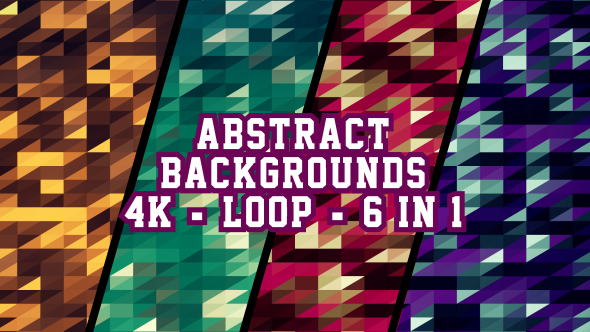 4K Abstract Backgrounds 6 in 1