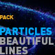 Beautiful lines of particles - VideoHive Item for Sale