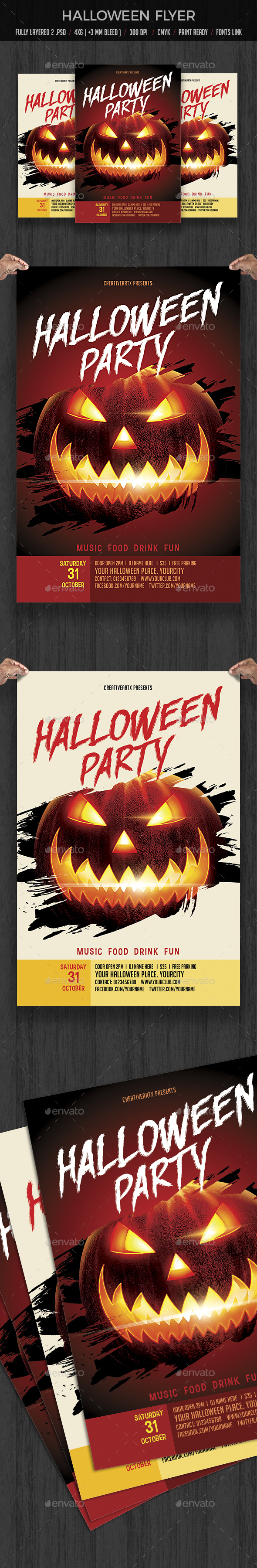 Halloween Party - Events Flyers