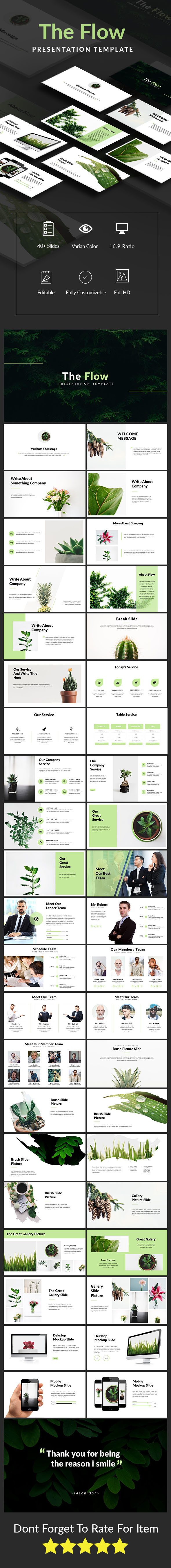 The Flow Presentation Template - Keynote Templates Presentation Templates
