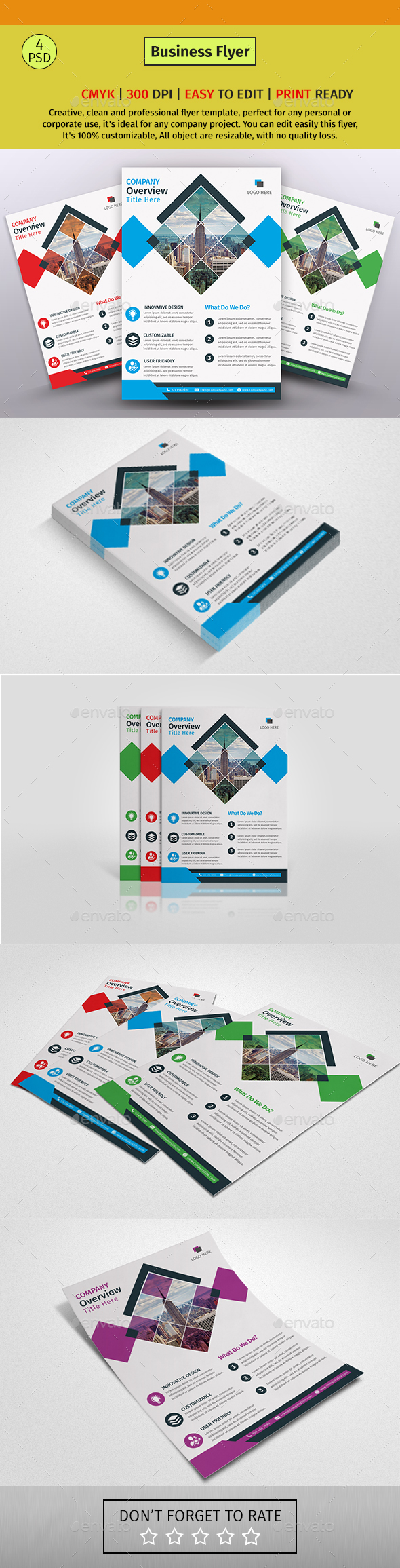 A4 Corporate Business Flyer #41 - Corporate Flyers