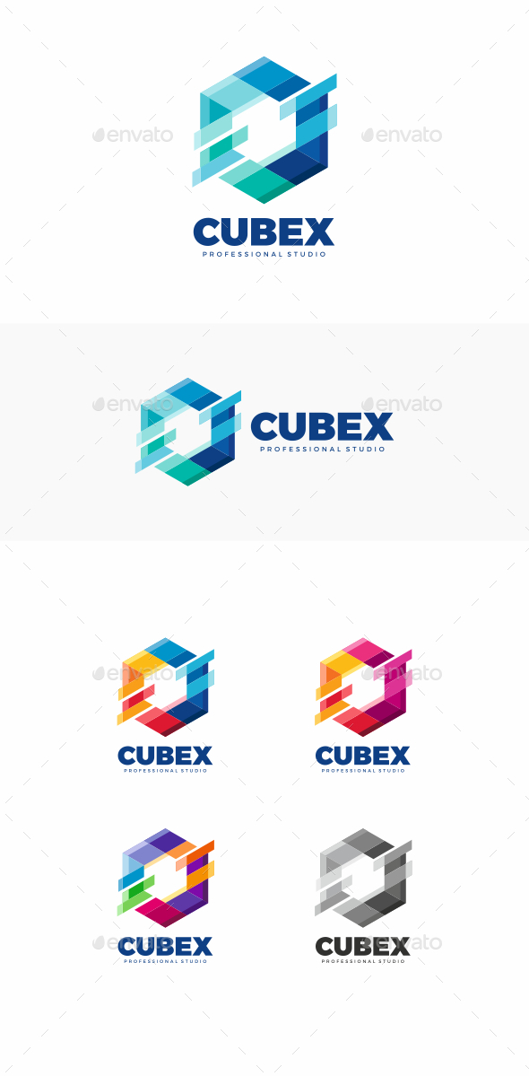 GraphicRiver Hexagon Logo 20612749 GraphicRiver Hexagon Logo 20612749