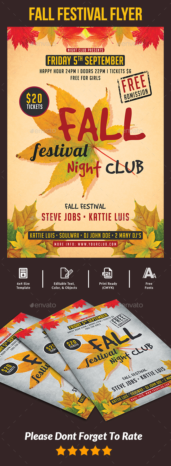 Fall Festival Flyer - Events Flyers