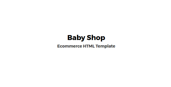 Baby Shop -eCommerce - ThemeForest 12619358