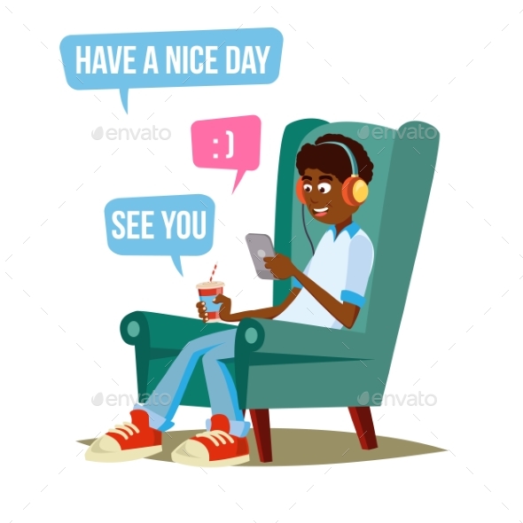 Teen Boy Vector - People Characters