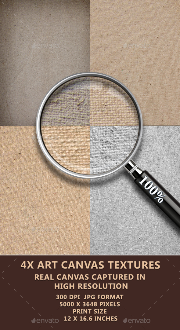 Art Canvas Texture Pack - Fabric Textures