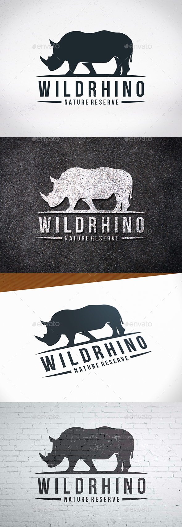 Rhinoceros Logo Template - Animals Logo Templates