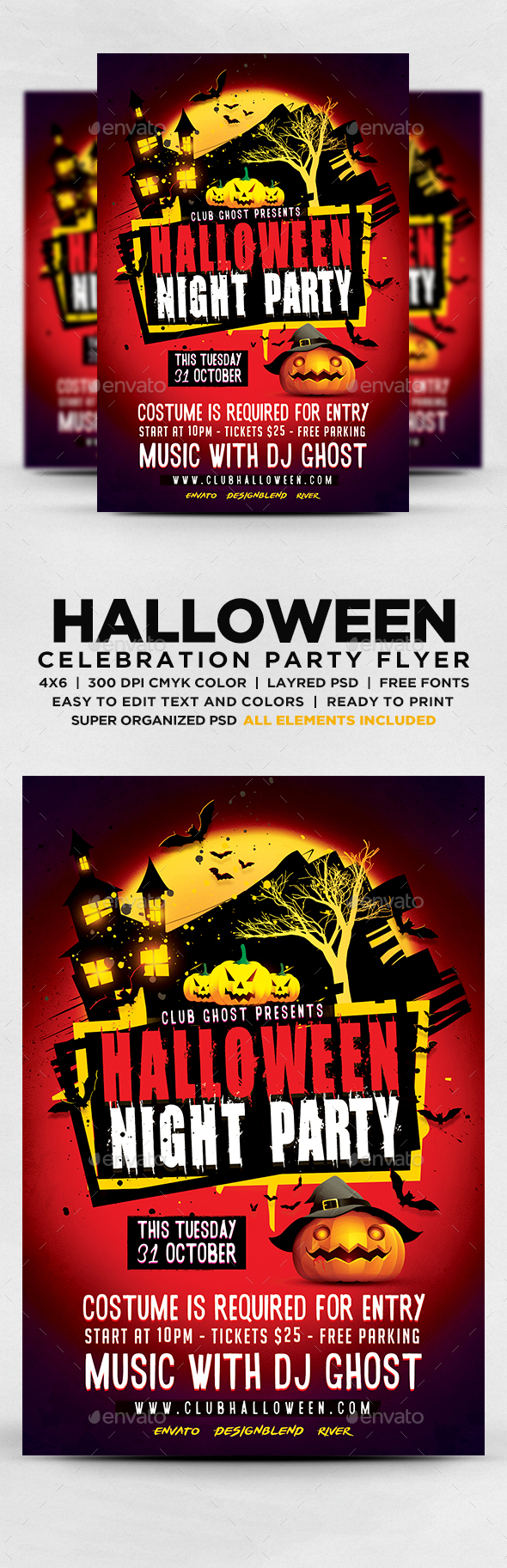 Halloween Night Party Flyer