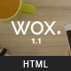 Wox - One Page Parallax - ThemeForest Item for Sale