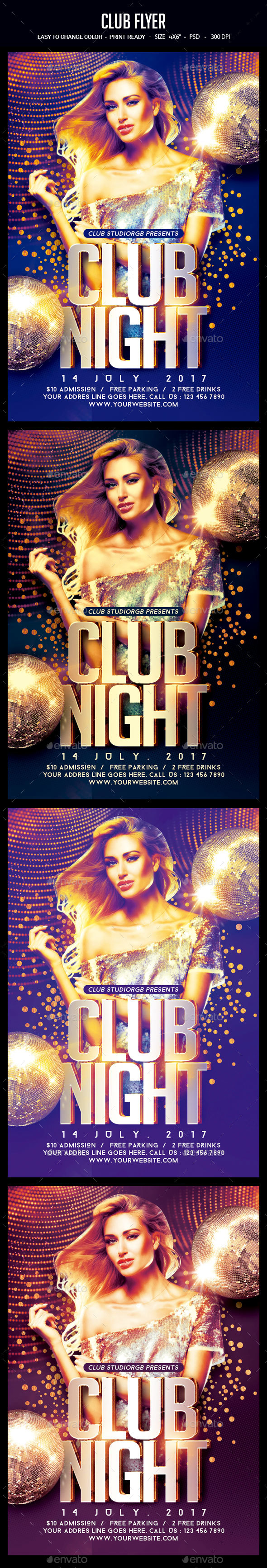 Club Flyer - Clubs & Parties Events