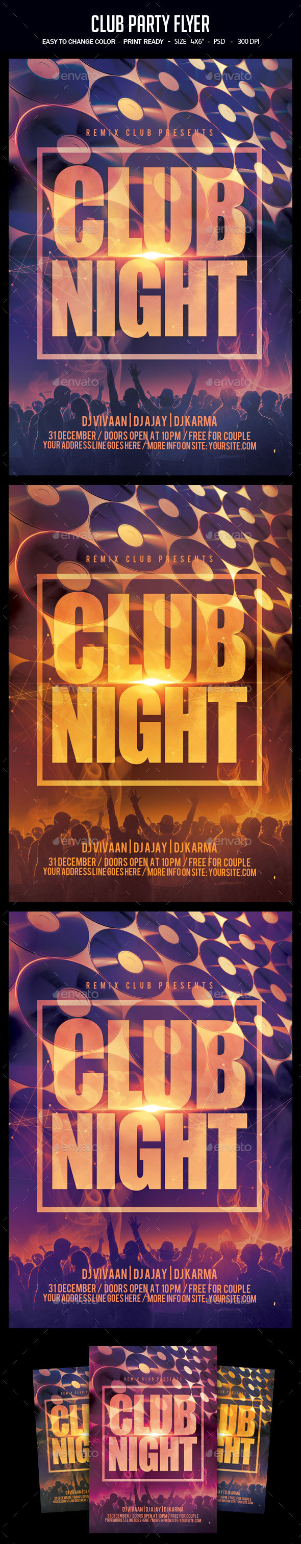 Club Party Flyer - Clubs & Parties Events