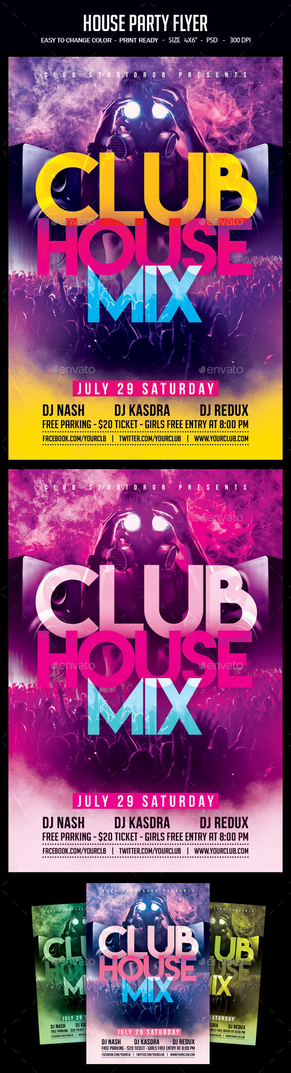 House Party Flyer - Clubs & Parties Events