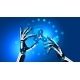 Hand Spinner Toy in Robot Hands