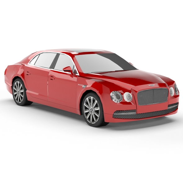 Bentley Continental Flying Spur (low poly) - 3DOcean Item for Sale